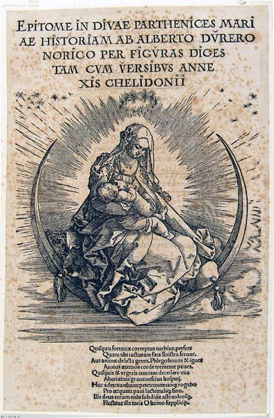 Dürer Albrecht - La vergine sulla falce di luna (dalla serie: La vita della Vergine)